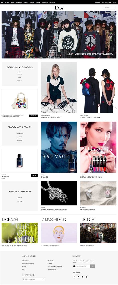 dior website|dior company website.